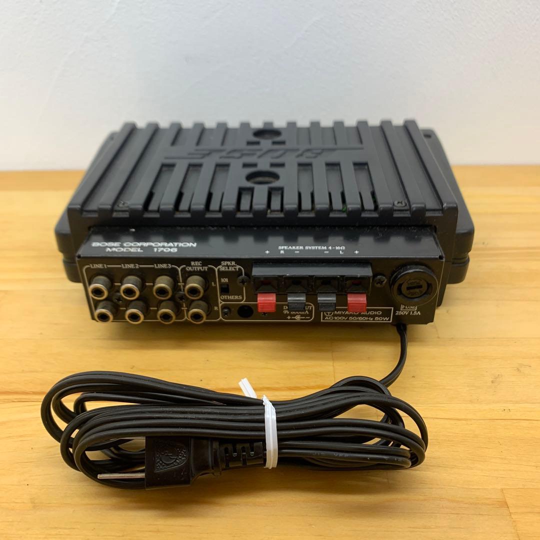 BOSE 1706 ステレオパワーアンプ セレクター付き メンテナンス済　動作品