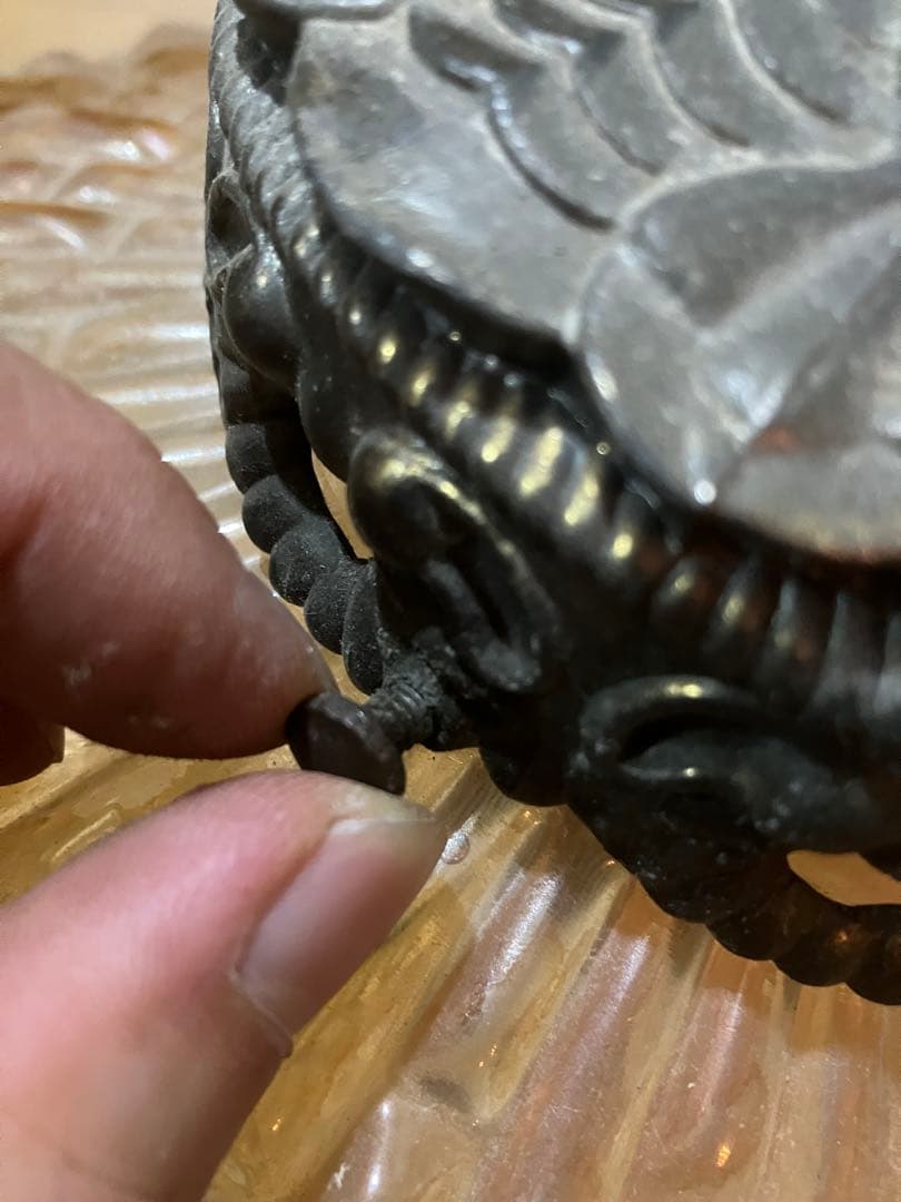 ビンテージ　アンバーランプ　ガラス　ランプシェード　照明　ペンダント