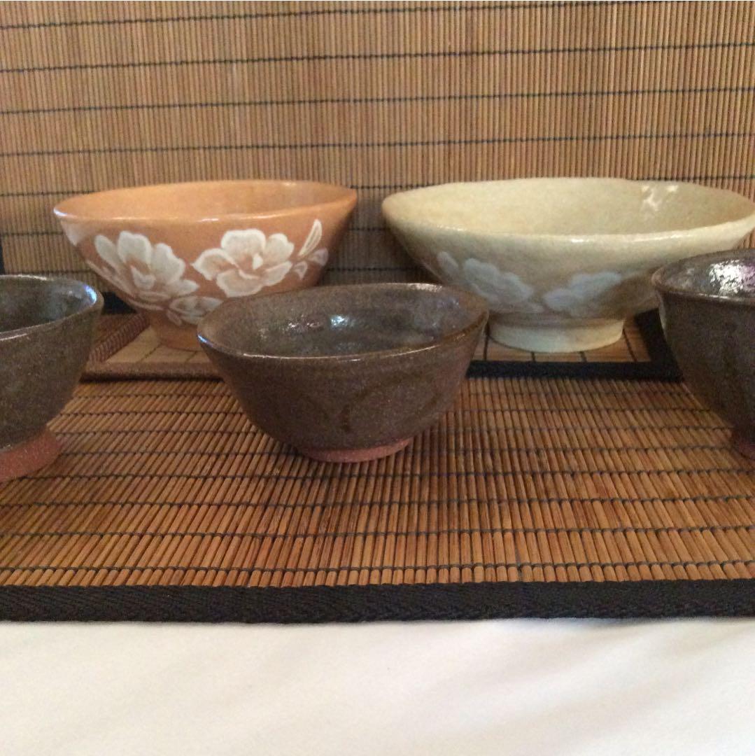 天草焼 抹茶碗 湯呑み茶碗 セット