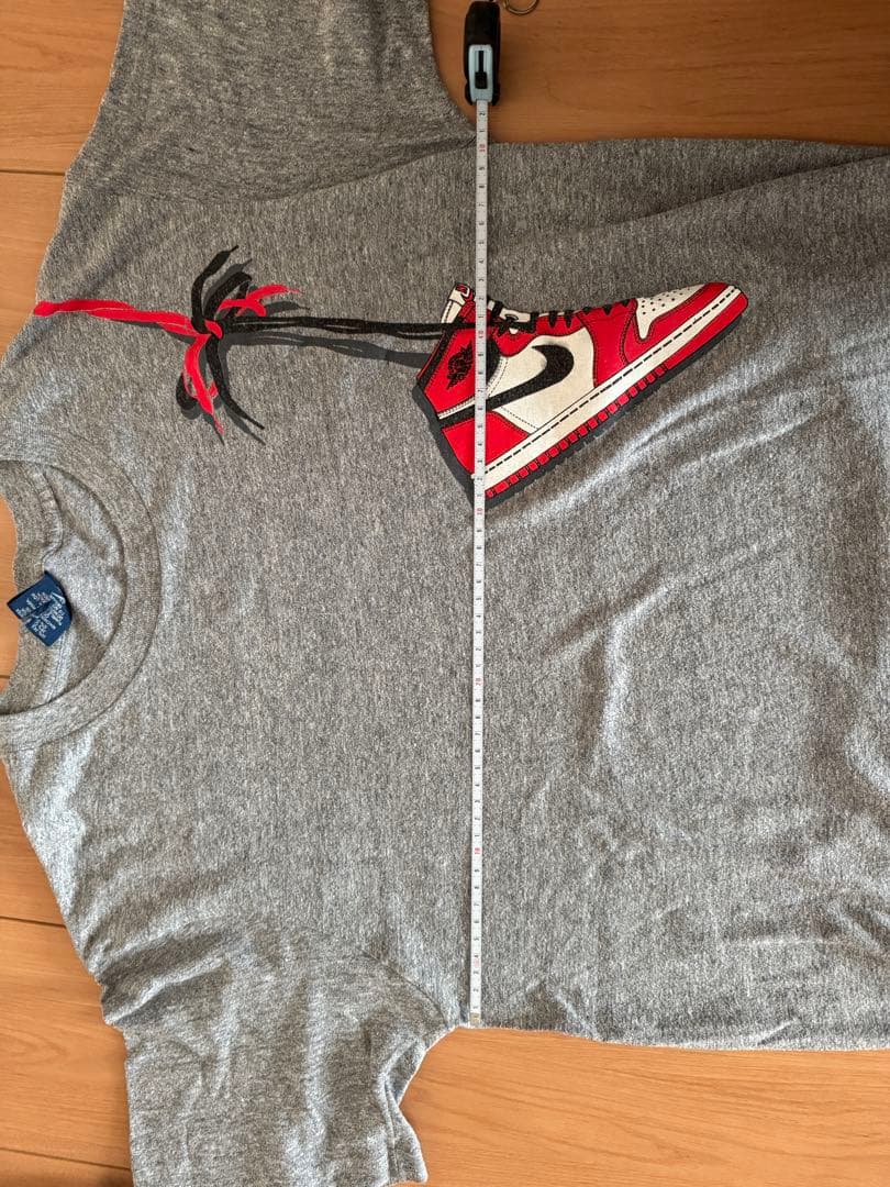 NIKE 肩掛け グレー 紺タグ　Tシャツ XL