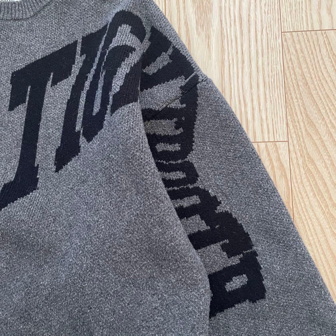 tightbooth ACID LOGO KNIT SWEATER Lサイズ