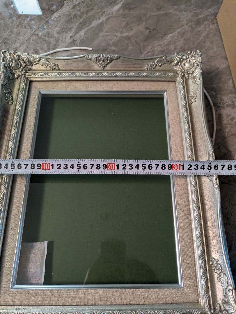 シルバー油彩額縁