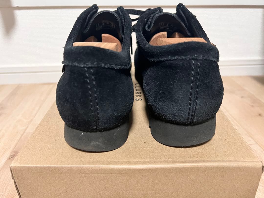 靴 Clarks Wallabee GORE-TEX Black 26.5