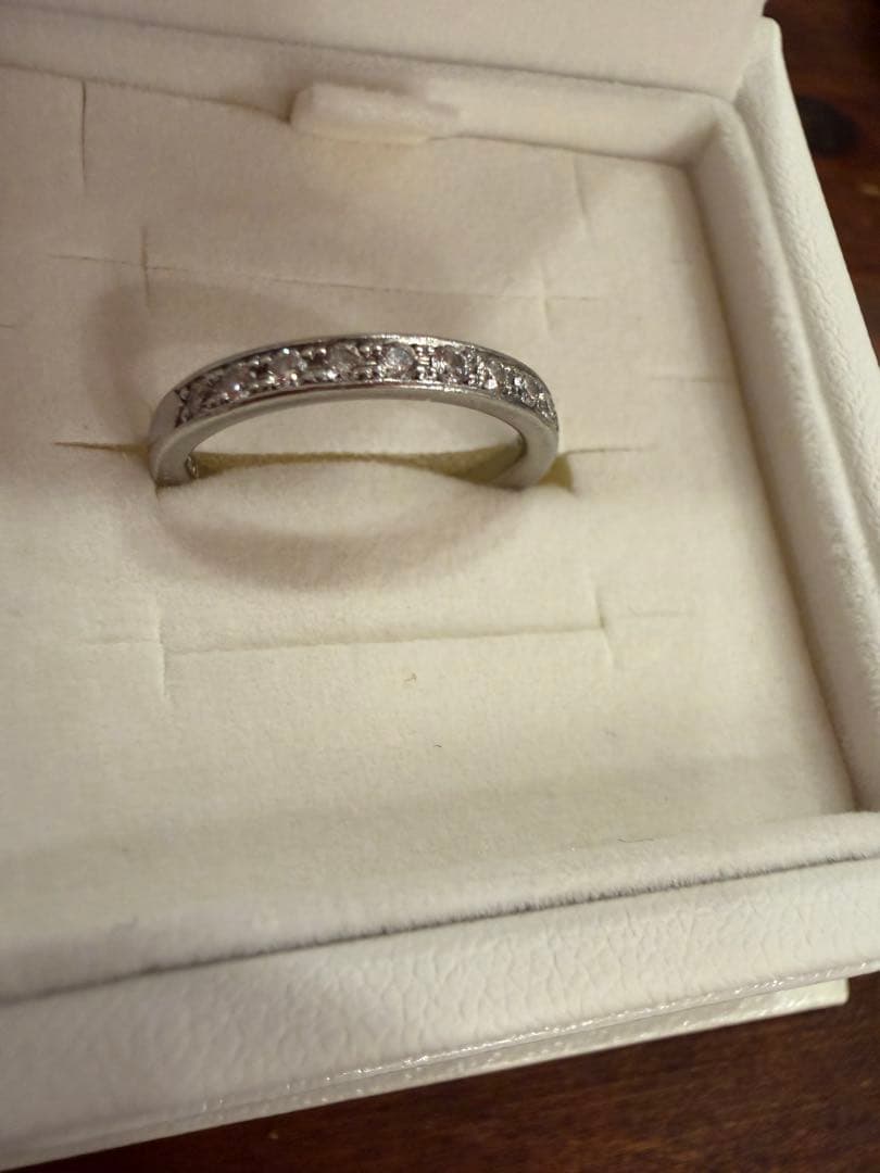 4°C プラチナ950 ダイヤモンドリング　6号