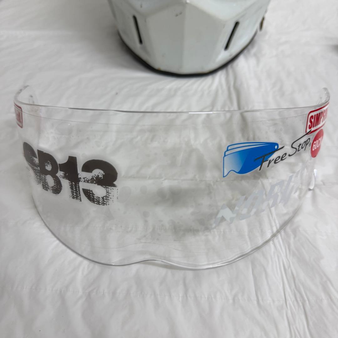 SIMPSON ヘルメット 旧モデル バンディット系 白