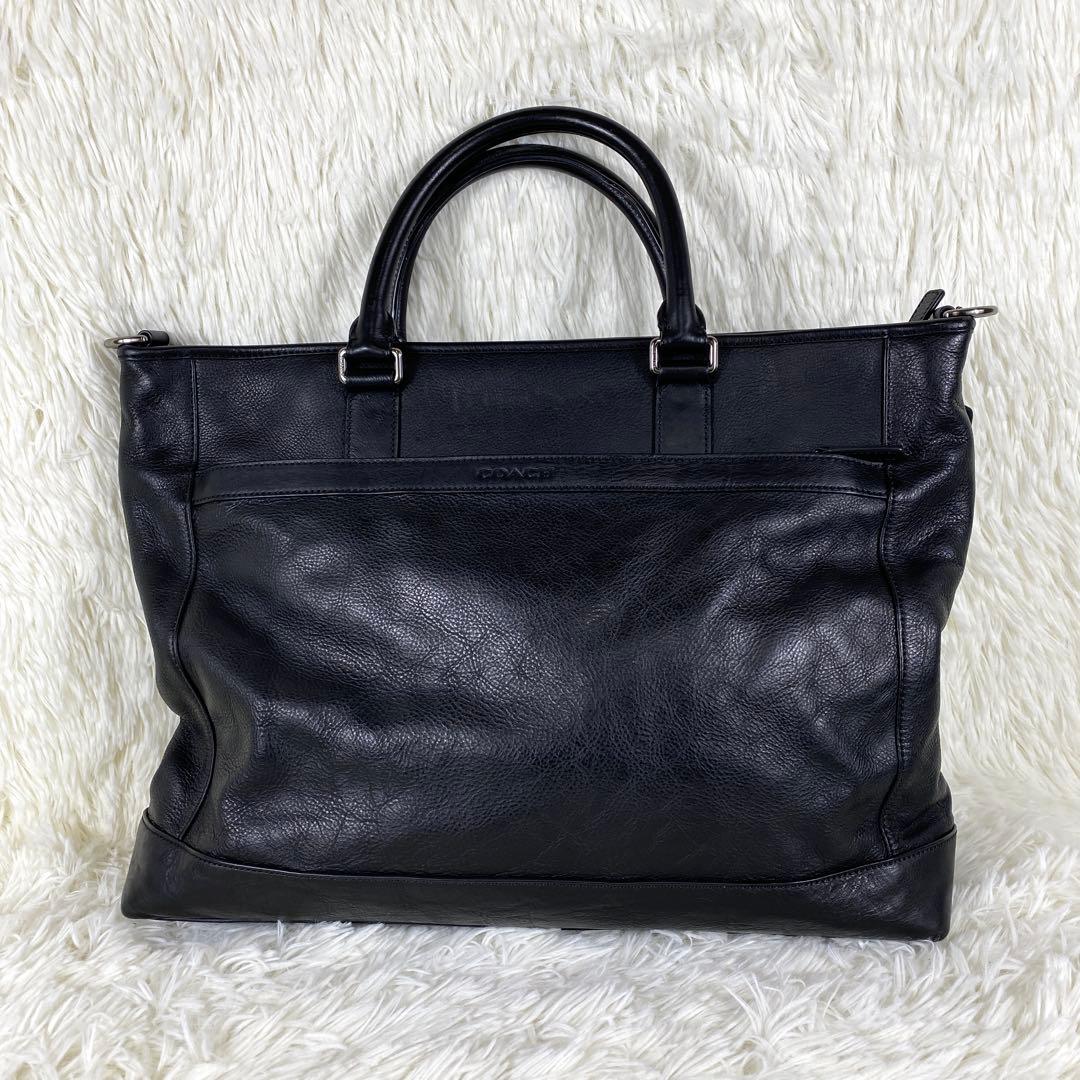 『COACH』レザー ビジネストート ビジネスバック