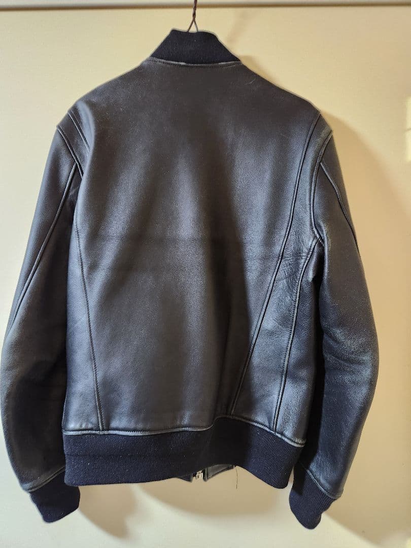 666Leather Wear 稀少MAー１Typeジャケット M ブラック