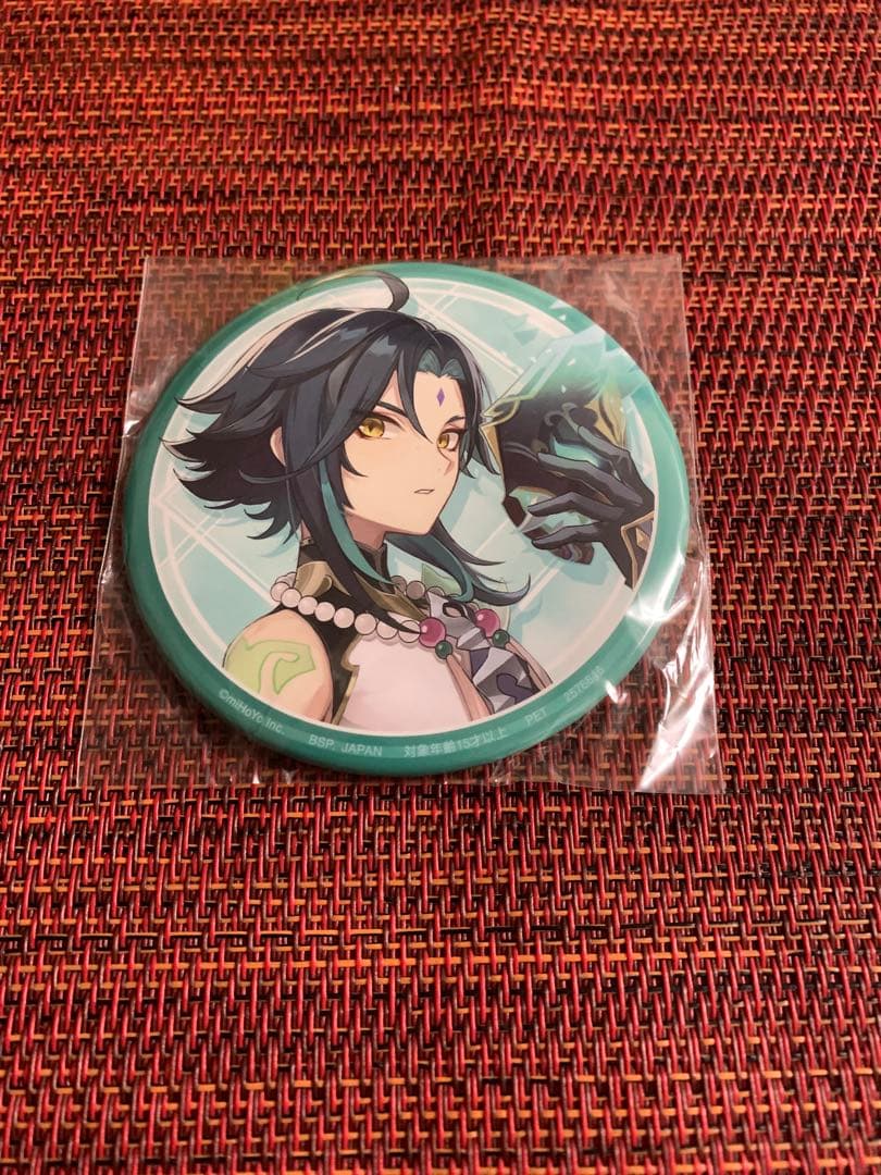 原神　SEGA 缶バッジ　魈　２個セット