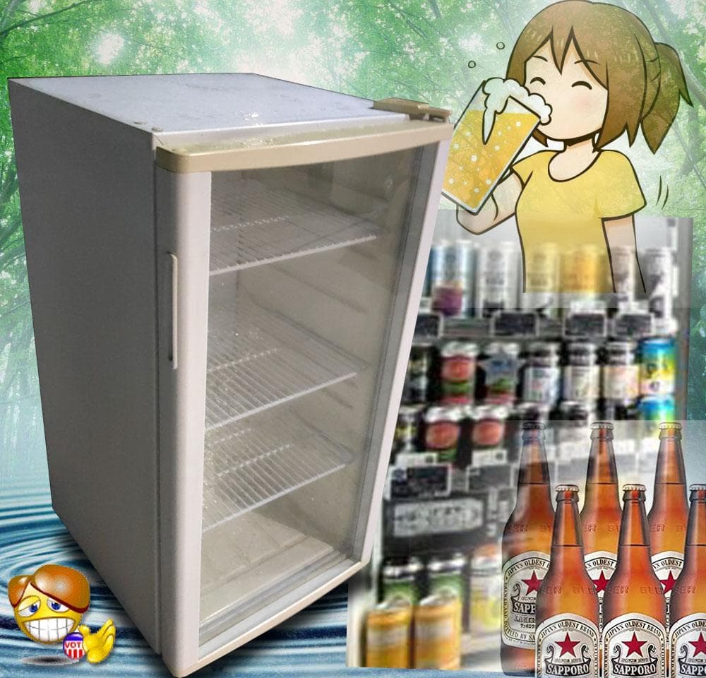 【業務用】 オフィス/コンビニ XW-105☆冷蔵ショーケース ☆左右開き