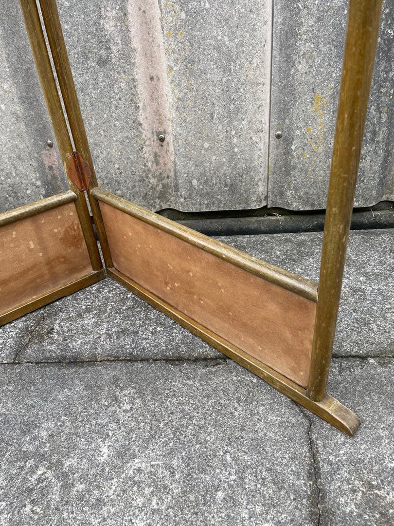 稀少/古道具/当時物/無垢材/木製/衣紋掛け/衣桁/着物掛け/26