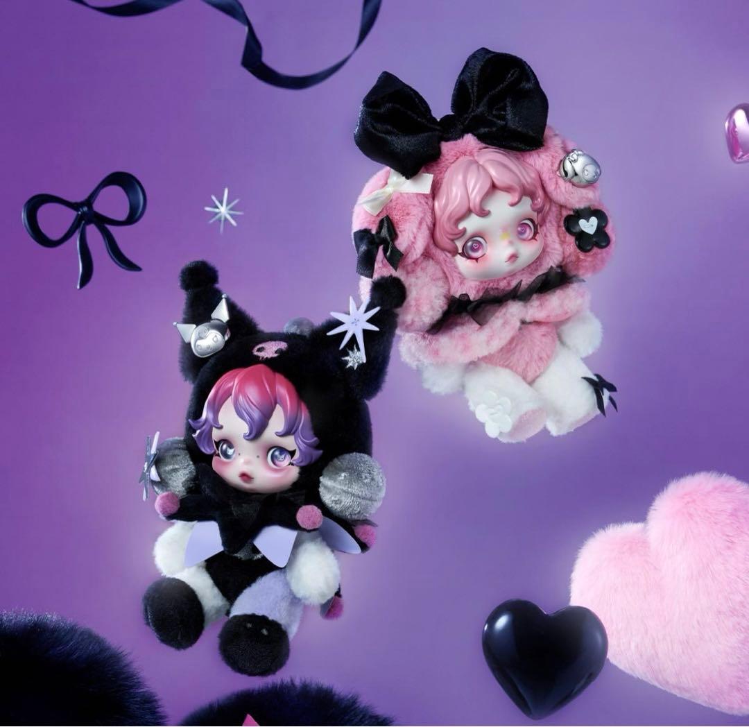 SKULLPANDA マイメロ クロミ ぬいぐるみペンダント　スカルパンダ　①