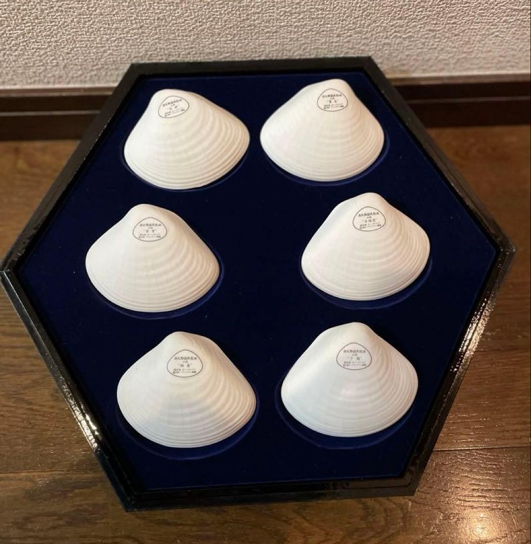 フランクリン画廊 徳川黎明会監修 源氏物語貝合せ 54点