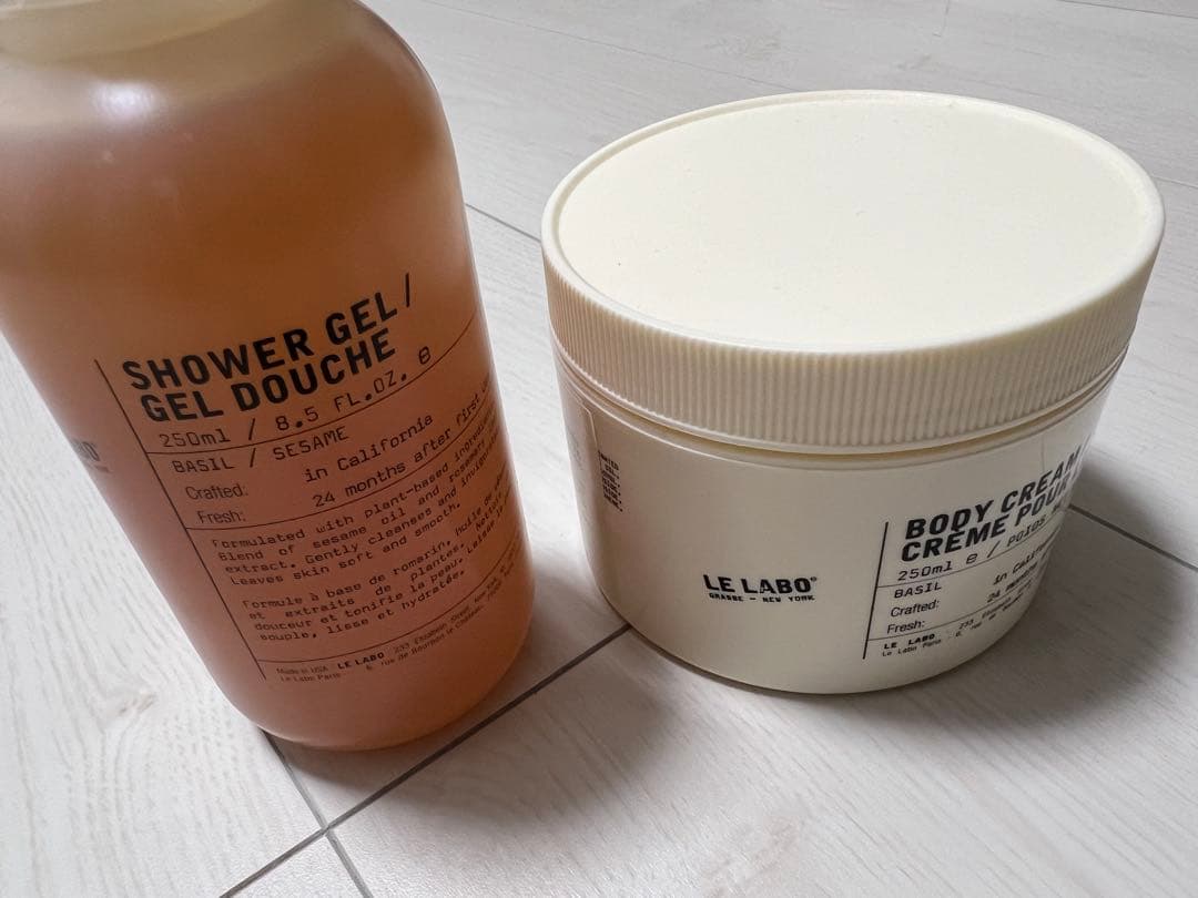 LE LABO basil シャワージェル ボディークリーム