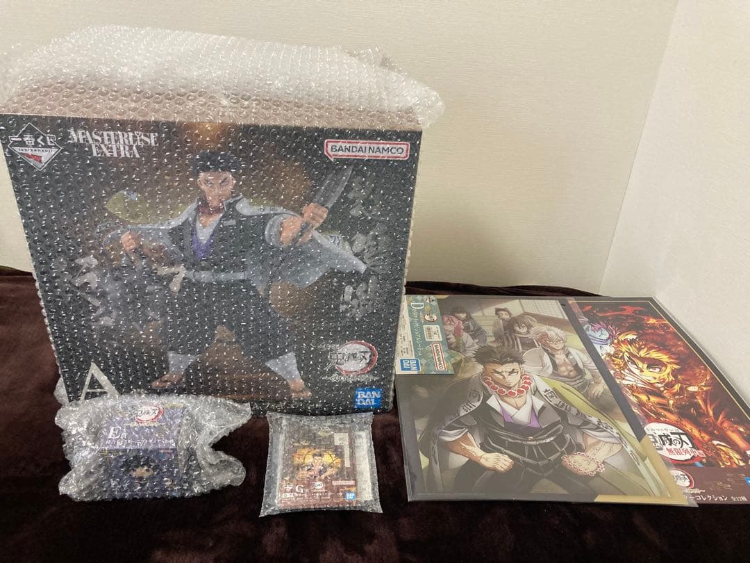 マ*イ様 一番くじ　鬼滅の刃　悲鳴嶼行冥　A賞1点　新品未開封 ➕おまけ 6点