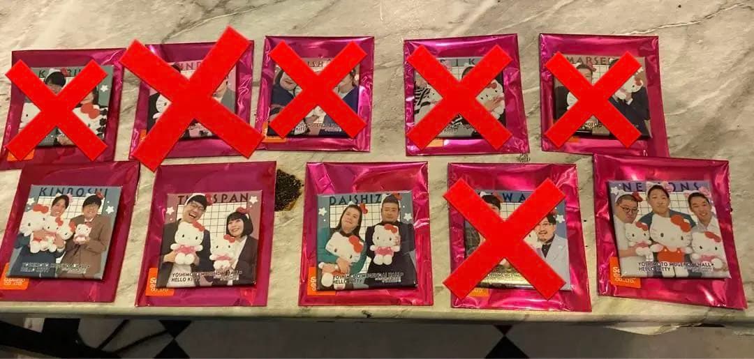 ヨシモト∞ホール×ハローキティ 缶バッジ ステッカー