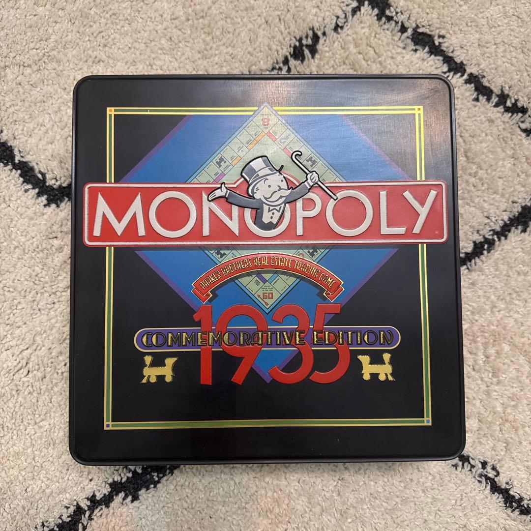 モノポリー◆1935年 記念版◆復刻版 限定版 缶入り コレクション