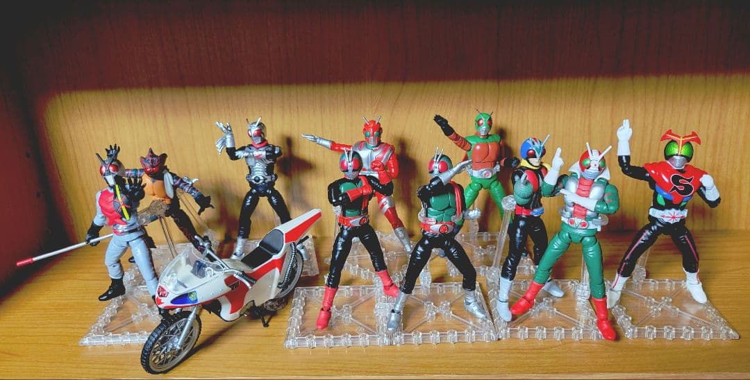 掌動 SHODO 仮面ライダー　訳あり昭和ライダー 新サイクロン号セット