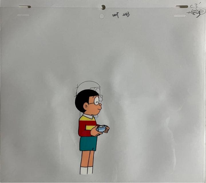 ドラえもん　のび太・ジャイアン・しずか・スネ夫 セル画20枚＋原画セット