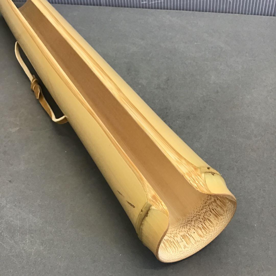 K茶道具　竹製　軸巻上(掛軸の長さ調整する時に) 紙箱　S978KJ