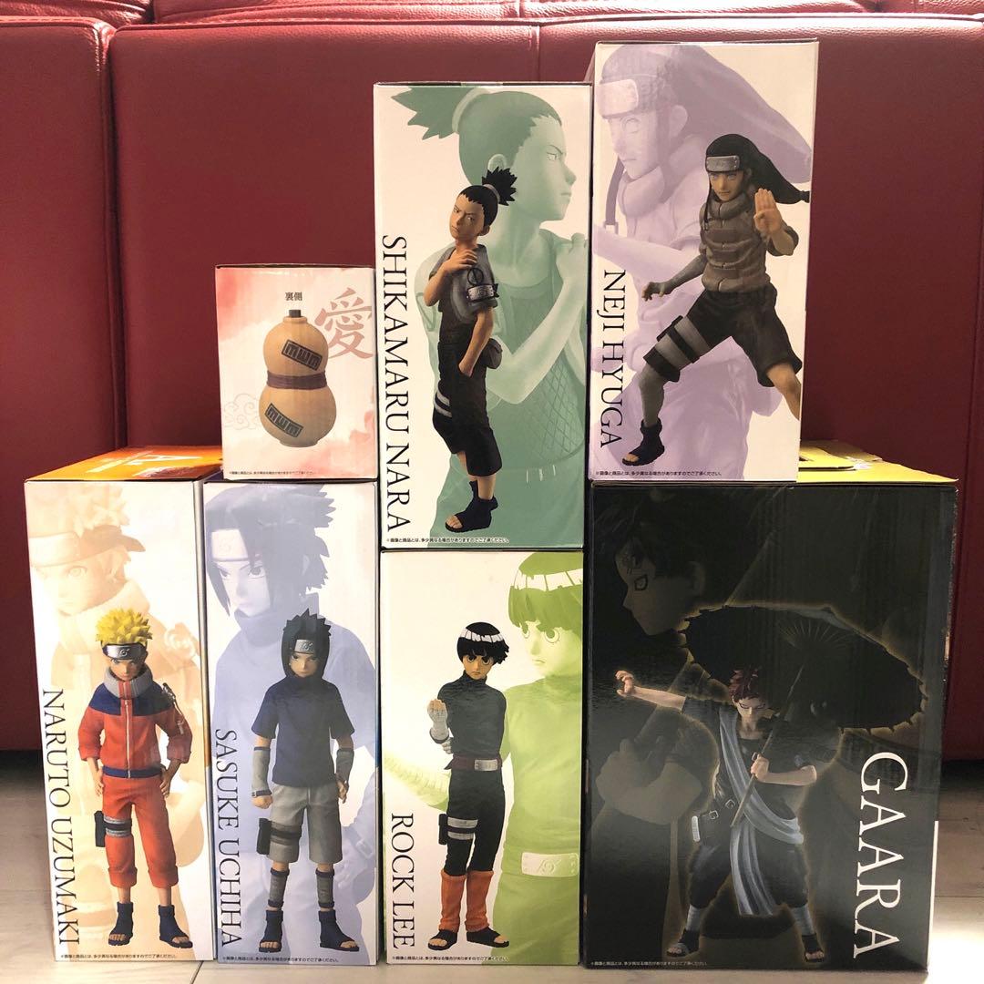 naruto ナルト　一番くじ　フィギュア　全種コンプリート　我愛羅　ラストワン