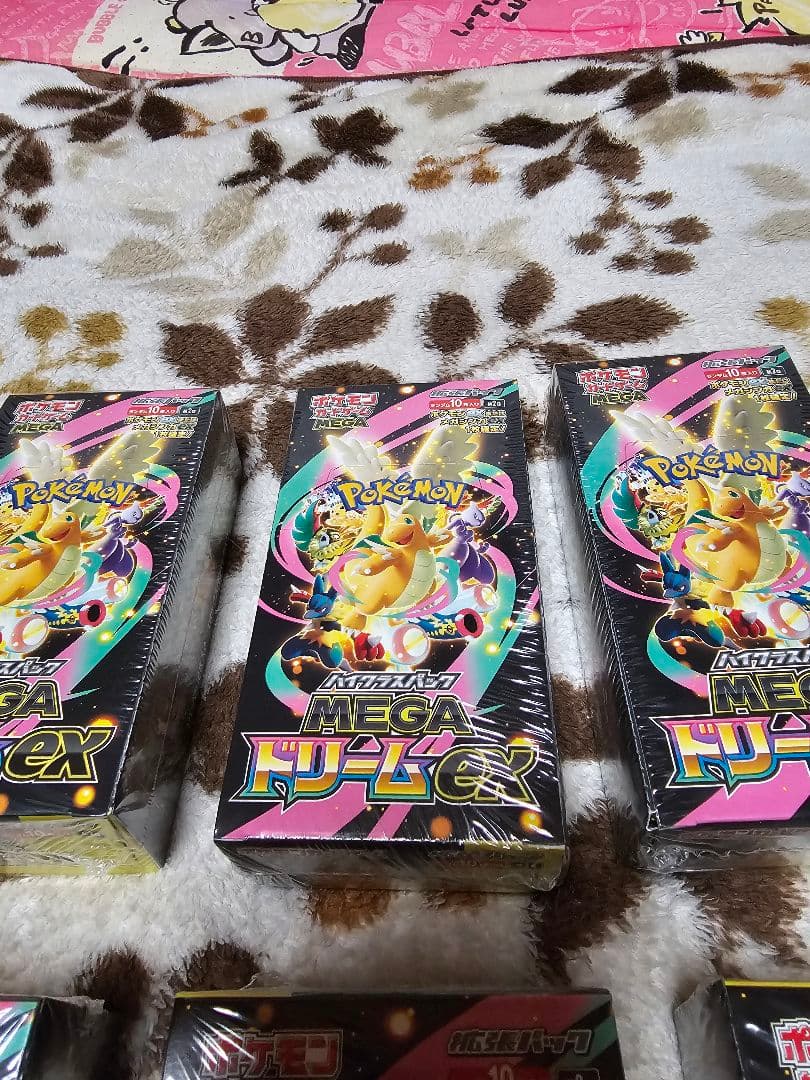 ポケモンカード 未開封シュリンク付き　　MEGAドリームEX　6BOXまとめ売り
