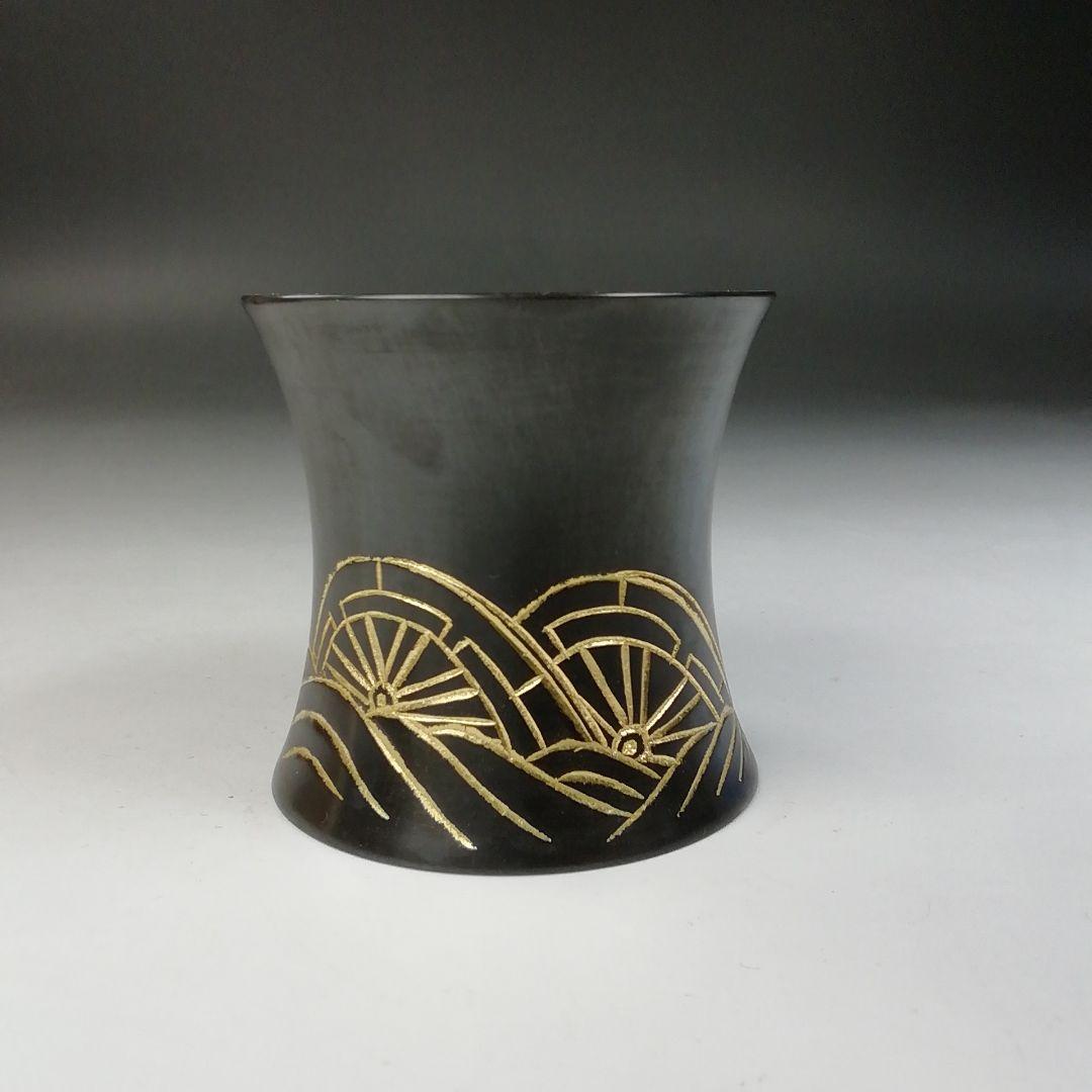 Ｔ７５１　蓋置　『唐銅蓋置』『金彩源氏車』『圭成』　共箱　茶道具