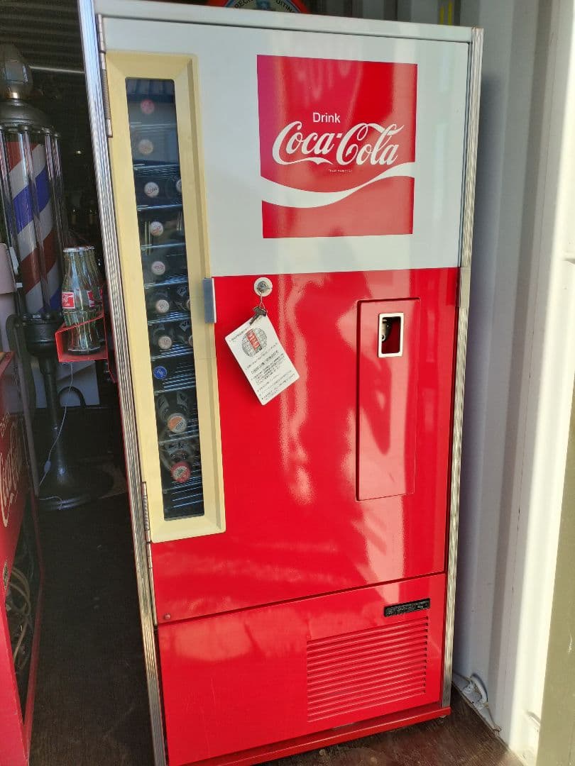 コカコーラ販売機 Coca-Cola 自動販売機 冷蔵庫 レトロデザイン