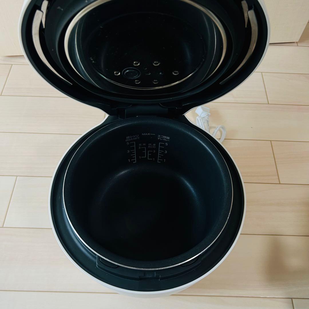 【美品】パナソニック 圧力IHジャー炊飯器 SR-NB10E2 ホワイト