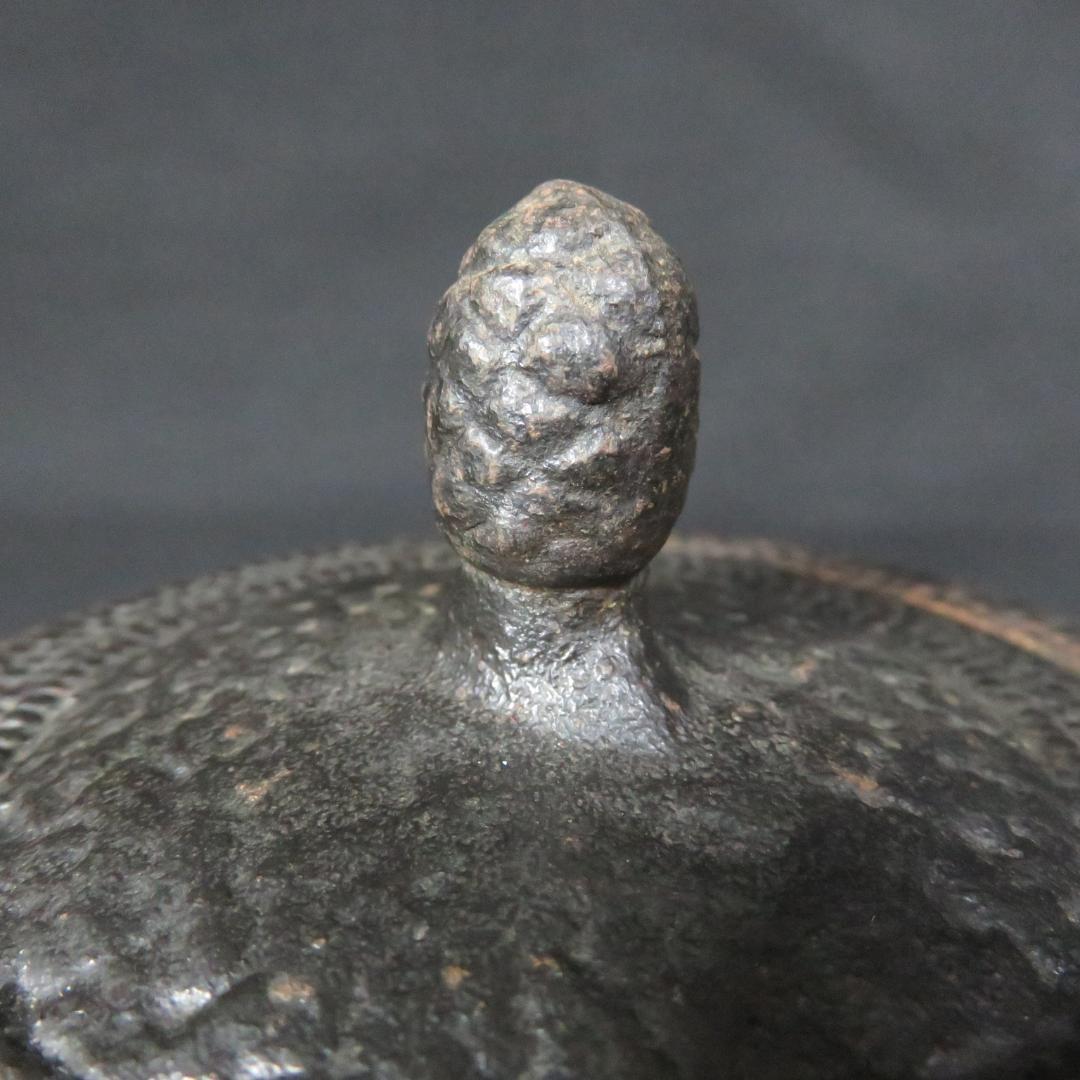 鉄瓶 銘なし 錆 南部鉄器 茶器 やかん ケトル 炉端 囲炉裏