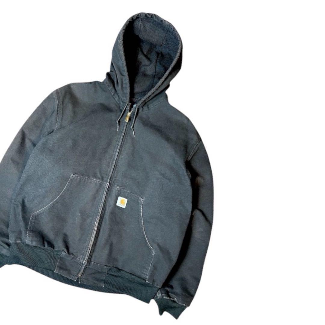 【定番色】Carharttアクティブジャケット J131-Mブラック XL相当