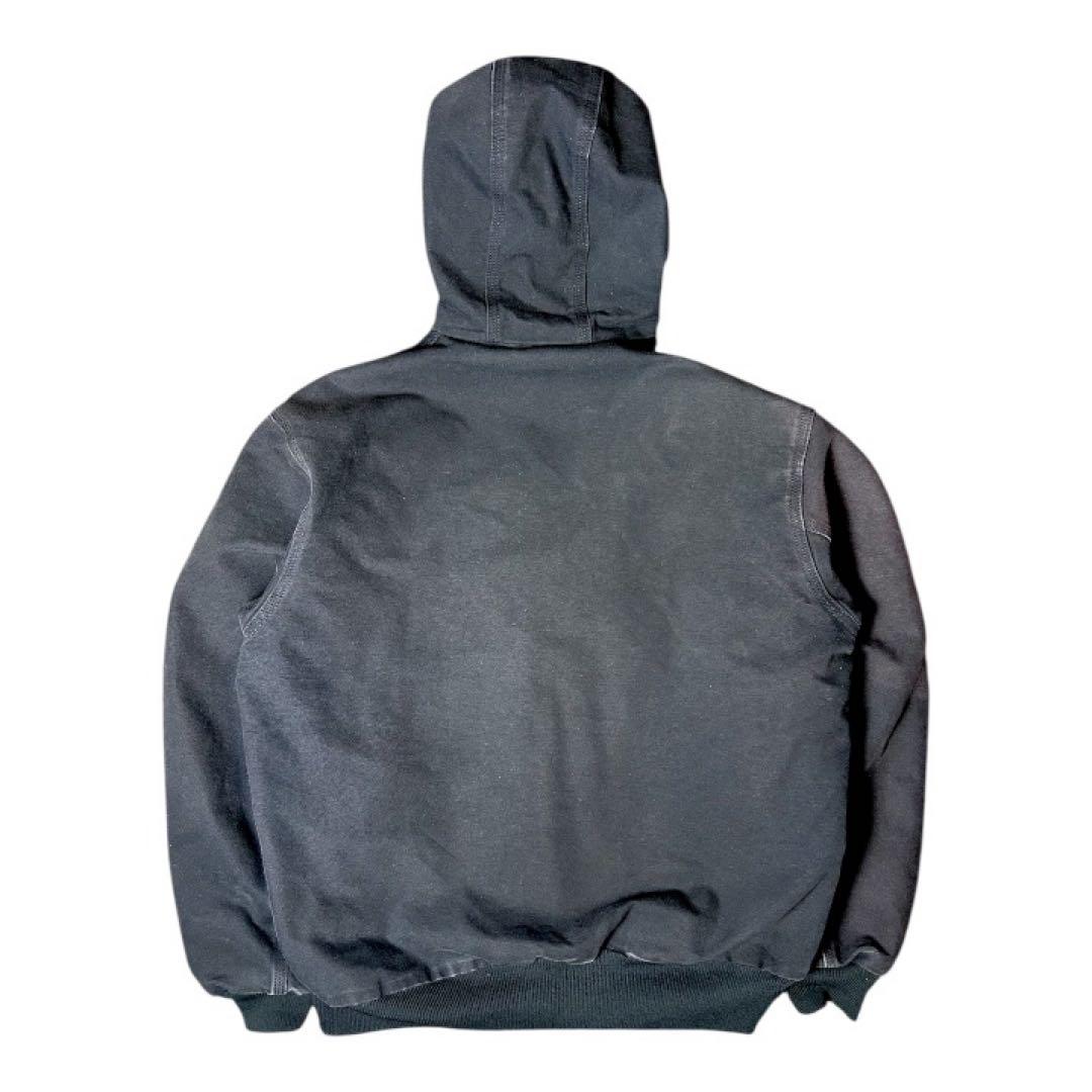 【定番色】Carharttアクティブジャケット J131-Mブラック XL相当