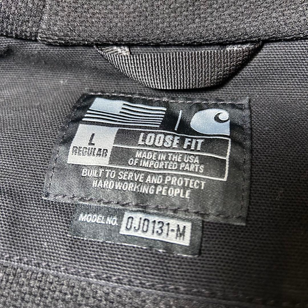 【定番色】Carharttアクティブジャケット J131-Mブラック XL相当