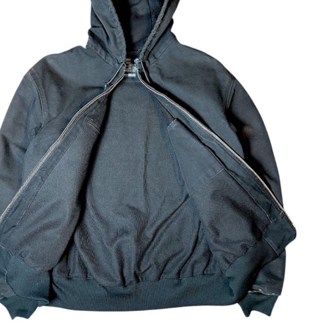 【定番色】Carharttアクティブジャケット J131-Mブラック XL相当