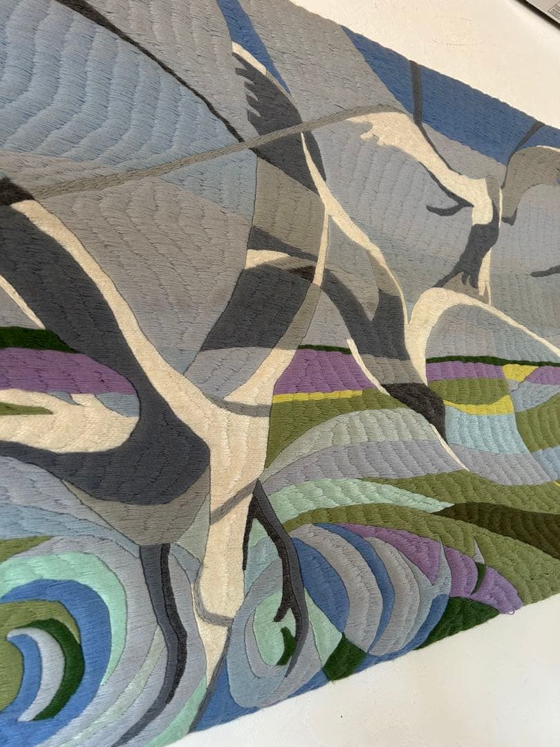 現代美術　シルバパルメイラ　ポルトガル　カモメ　かもめ　タペストリー