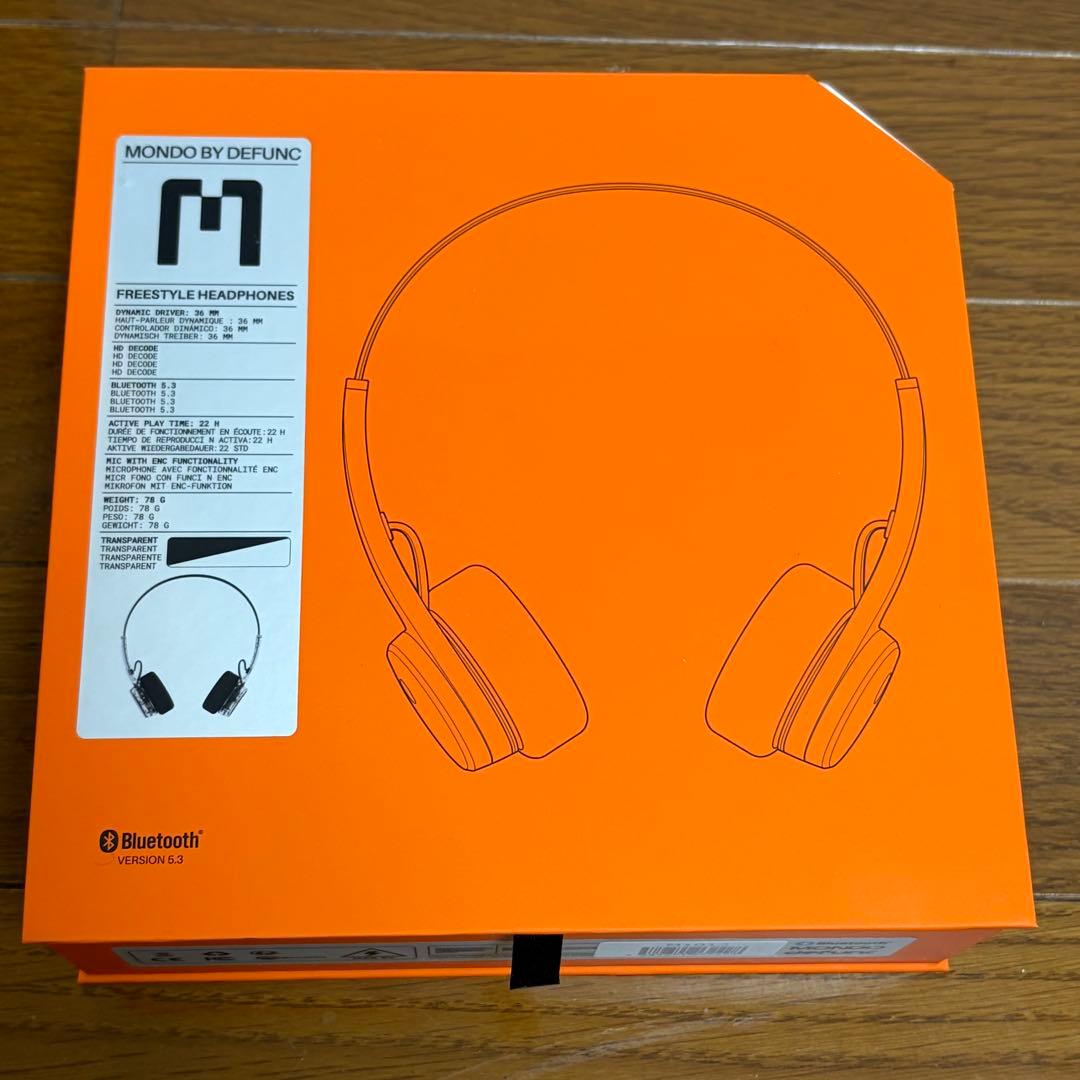 美品 MONDO BY DEFUNC Freestyle ヘッドフォン