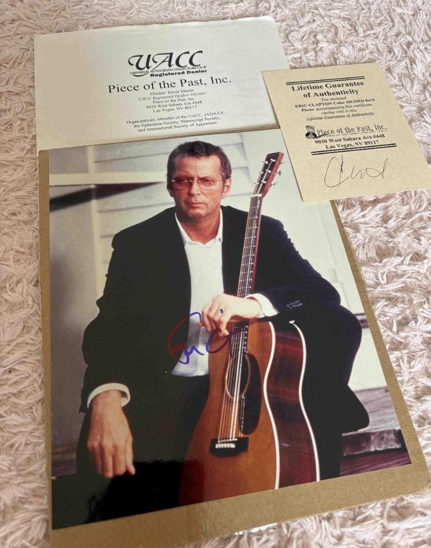 ★Eric Clapton　直筆サイン入り写真