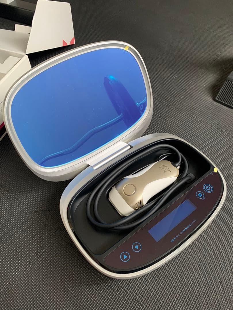 【美品】エムテック KE-NON 脱毛器　フラッシュ式 シャンパンゴールド