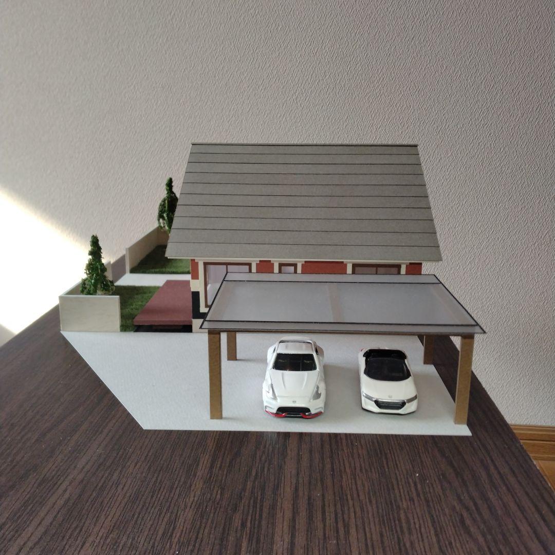 50分の1，平屋＆ロフト内外模型No.94『気分は北欧Ⅱ』