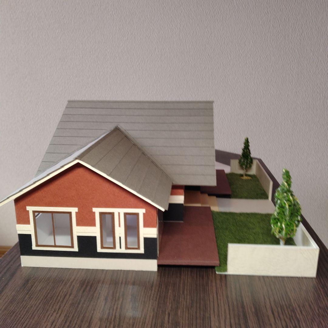 50分の1，平屋＆ロフト内外模型No.94『気分は北欧Ⅱ』