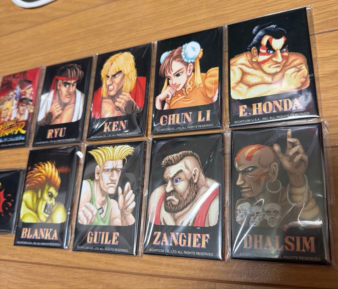 ストリートファイター　俺より強いやつらの世界展　マグネット　スト2 カプコン