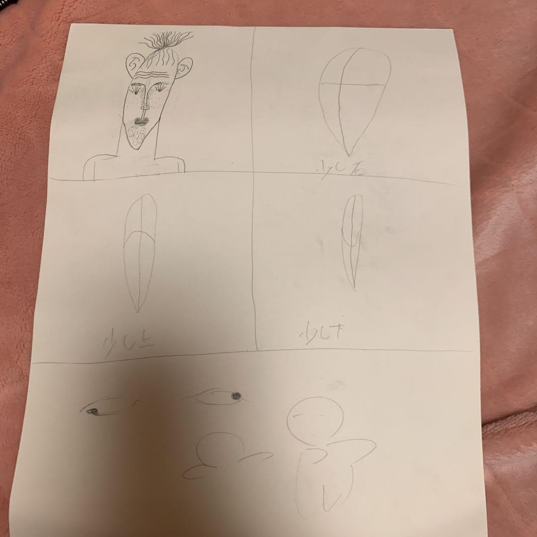 中学三年生が書いた絵です