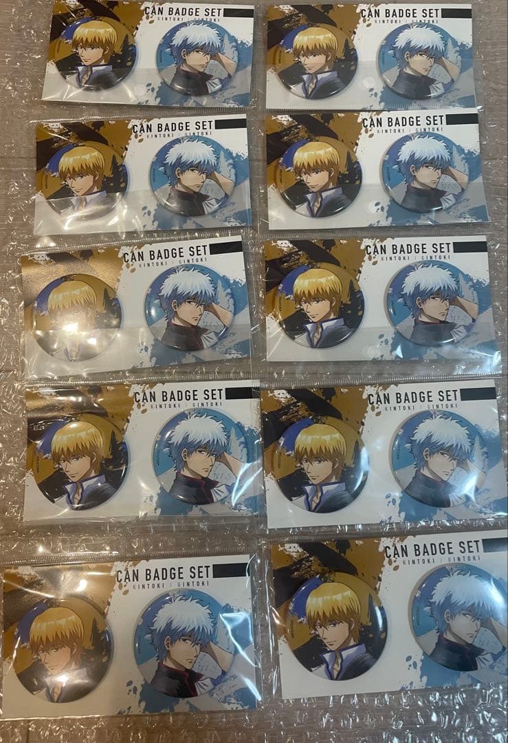 銀魂　金魂篇　缶バッジセット　銀時金時　未開封