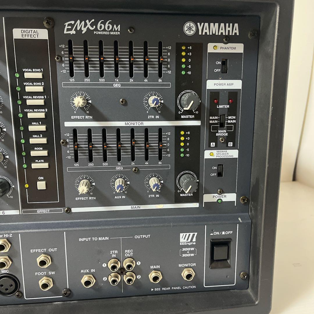 YAMAHA パワードミキサー EMX66M 音響機器 アンプ内蔵 動作品