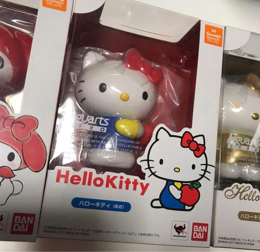 3体セット　フィギュアーツZERO ハローキティ　金、青　マイメロディ