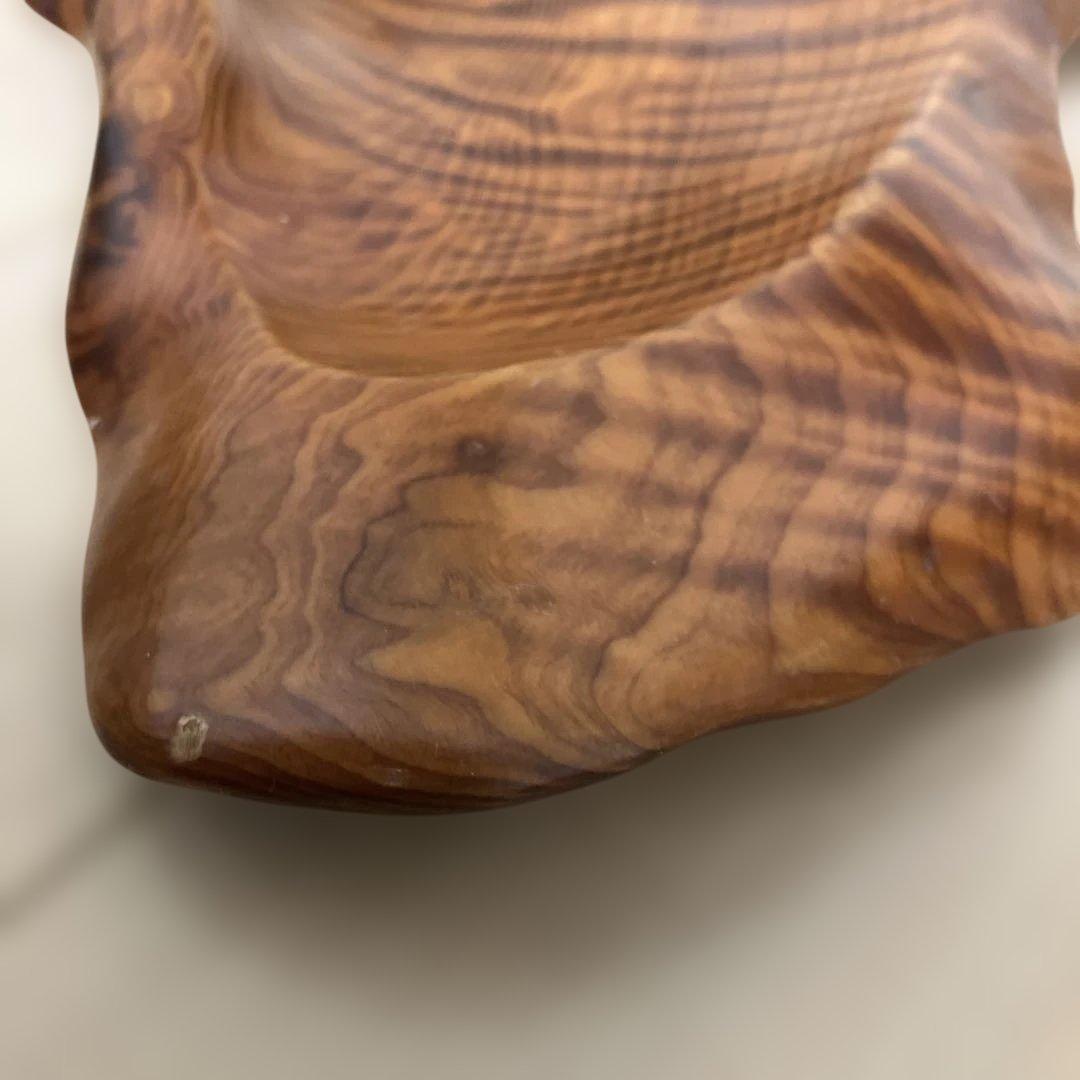 レア　屋久杉　菓子皿　虎杢