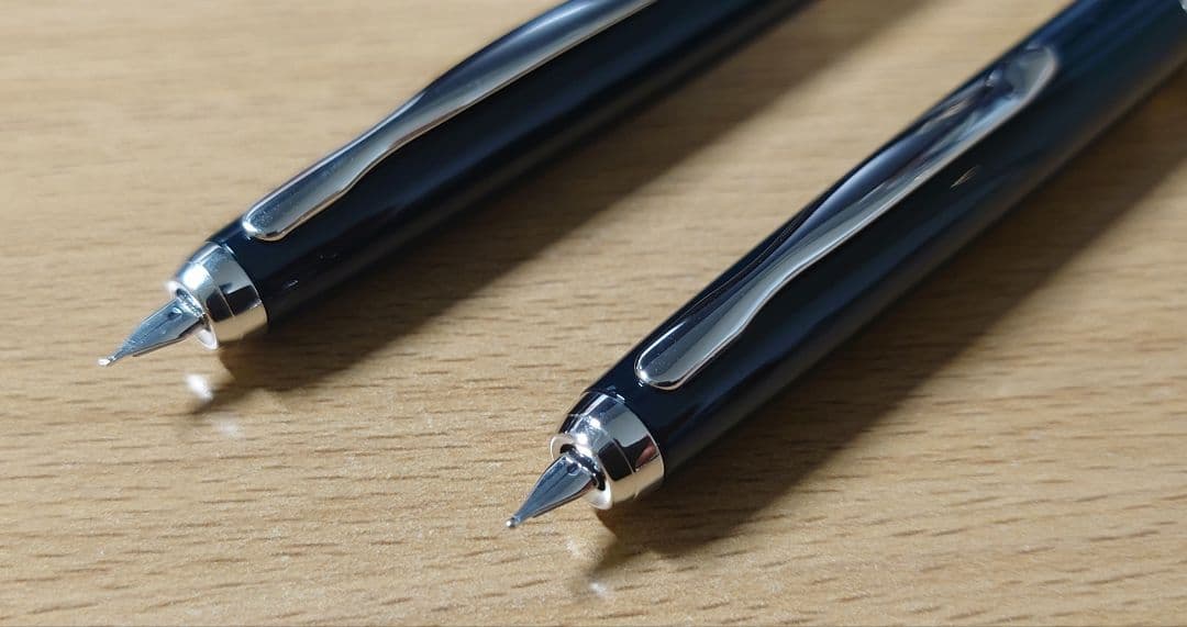 【2本セット】パイロット キャップレス フェルモ ダークグリーン 名前刻印あり