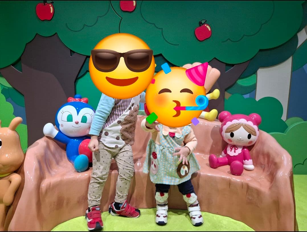 着1 ベイビーチアー　エプロンドレス風チュニックとレギンスセットアップ　80