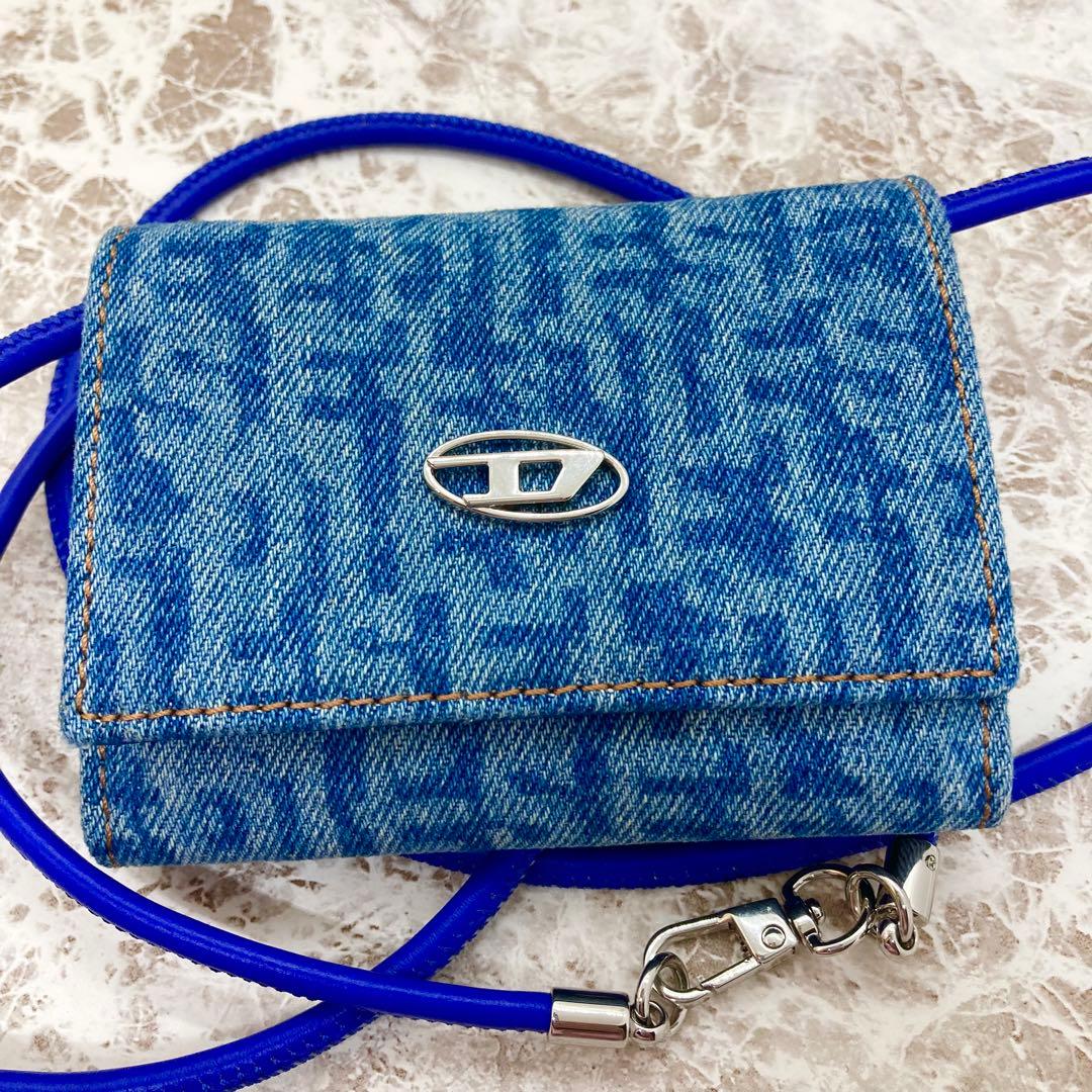 希少　DIESEL ディーゼル デニム ショルダーバッグ 2WAY 二つ折り財布