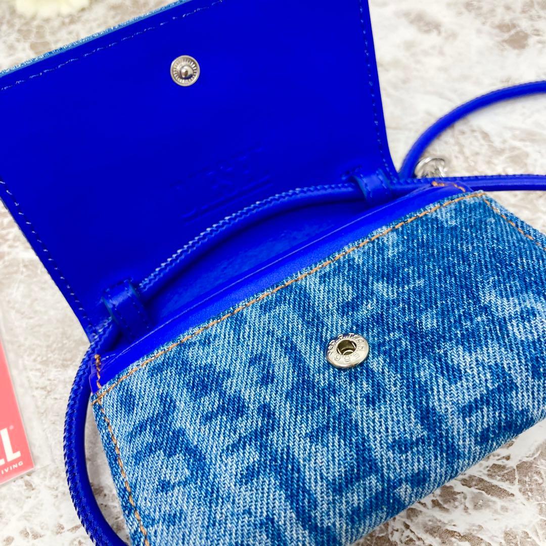 希少　DIESEL ディーゼル デニム ショルダーバッグ 2WAY 二つ折り財布