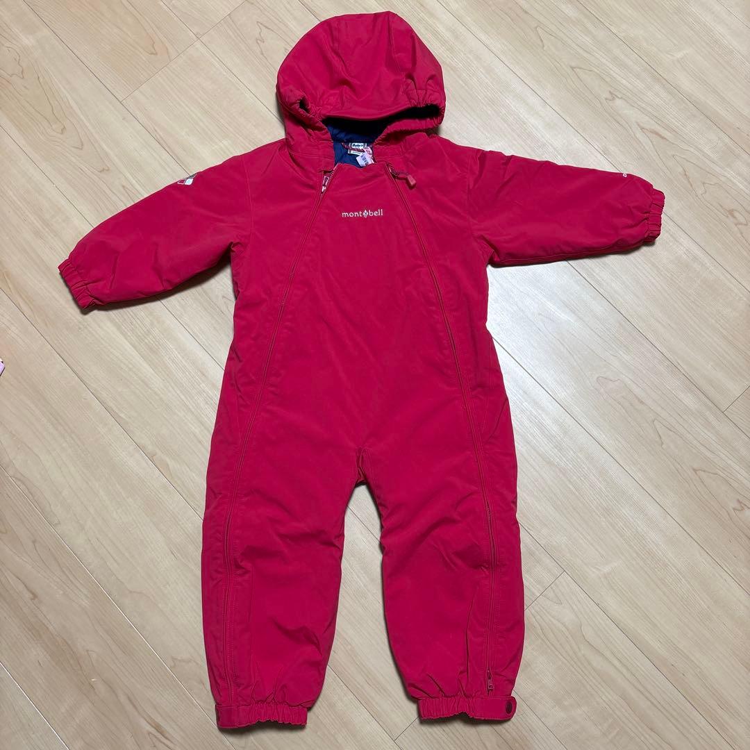 montbell パウダーカバーオール90cm ピンク